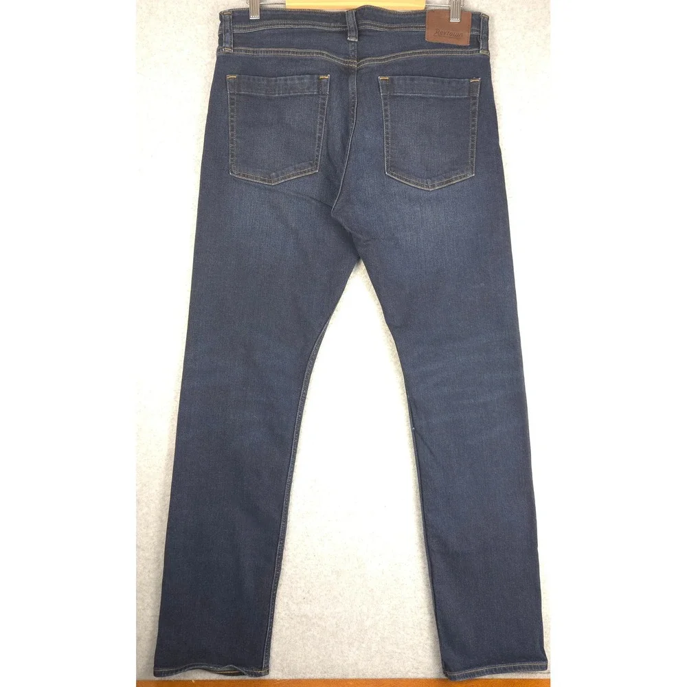 Revtown Sharp‎ Decade Denim Jeans Mens Slim Straight Stretch 34x32 (Fits 35x32)
